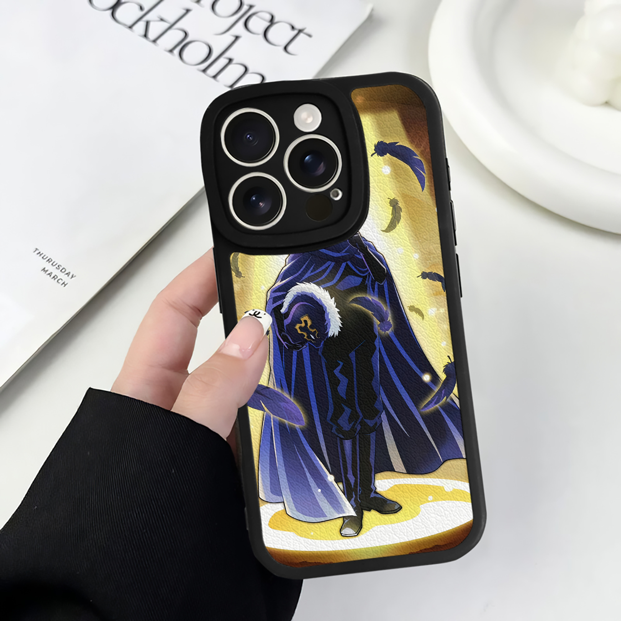 （画像用） 名探偵コナン Detective Conan 【iPhone 16シリーズ対応】シリコンスマホケース（レザー調） 材質：シリコン